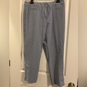 Talbots Blue Chambray Petite Cropped Trousers  Simply Flattering Collection